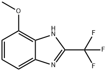 4-Methoxy-2-trifluoromethyl-1H-benzoimidazole Struktur