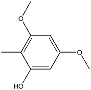 Phenol, 3,5-dimethoxy-2-methyl- Struktur