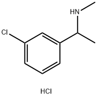 [1-(3-CHLOROPHENYL)ETHYL](METHYL)AMINE HYDROCHLORIDE Struktur