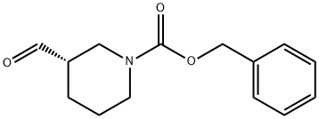 (S)-Benzyl 3-formylpiperidine-1-carboxylate Struktur