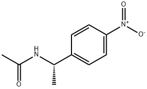 N-[(1S)-1-(4-nitrophenyl)ethyl]-Acetamide Struktur