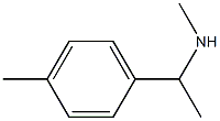 METHYL[1-(4-METHYLPHENYL)ETHYL]AMINE Struktur