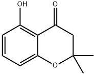 2,2-dimethyl-5-hydroxy-4-keto-benzopyran Struktur