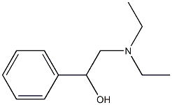 Benzenemethanol, a-[(diethylamino)methyl]- Struktur