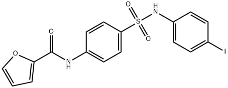 N-(4-{[(4-iodophenyl)amino]sulfonyl}phenyl)-2-furamide Struktur