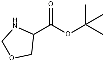 RS-4-Oxazolidinecarboxylic acid 1,1-dimethylethyl ester r Struktur