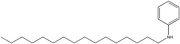 Benzenamine, N-hexadecyl- Struktur