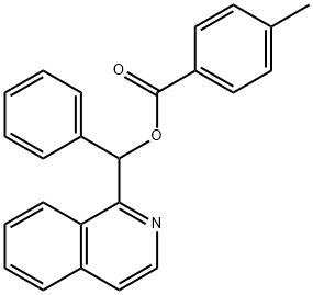 isoquinolin-1-yl(phenyl)methyl 4-methylbenzoate Struktur