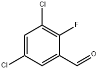 3,5-Dichloro-2-fluorobenzaldehyde Struktur