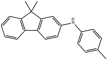 9H-Fluoren-2-amine, 9,9-dimethyl-N-(4-methylphenyl)- Struktur