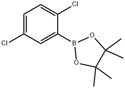 2-(2,5-Dichlorophenyl)-4,4,5,5-tetramethyl-1,3,2-dioxaborolane Struktur