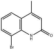 8-bromo-4-methylquinolin-2-ol Struktur