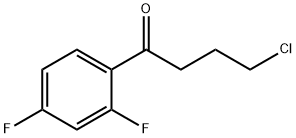 4-Chloro-1-(2,4-Difluorophenyl)Butan-1-One Struktur