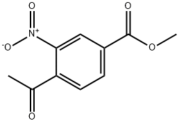 Methyl 4-acetyl-3-nitrobenzoate Struktur