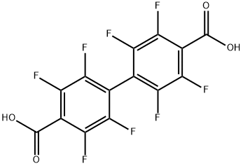 4-(4-carboxy-2,3,5,6-tetrafluoro-phenyl)-2,3,5,6-tetrafluoro-benzoic acid Struktur