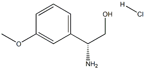 (2R)-2-AMINO-2-(3-METHOXYPHENYL)ETHAN-1-OL HYDROCHLORIDE Struktur