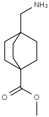 METHYL 4-(AMINOMETHYL)BICYCLO[2.2.2]OCTANE-1-CARBOXYLATE Struktur