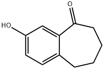 3-Hydroxy-6,7,8,9-tetrahydro-benzocyclohepten-5-one Struktur