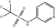 Methanesulfonamide, 1,1,1-trifluoro-N-3-pyridinyl- Struktur