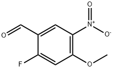 2-Fluoro-4-methoxy-5-nitro-benzaldehyde Struktur