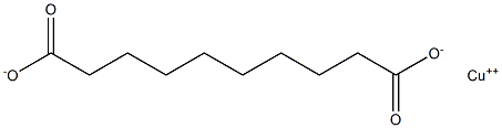 copper decanedioate Struktur