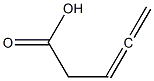 3,4-Pentadienoic acid Struktur