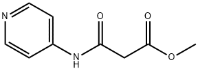 methyl 3-oxo-3-(pyridin-4-ylamino)propanoate Struktur