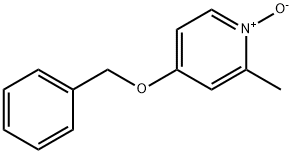 4-(benzyloxy)-2-picoline N-oxide Struktur