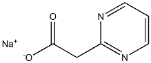 sodium 2-(pyrimidin-2-yl)acetate Struktur