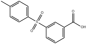 Benzoic acid,3-[(4-methylphenyl)sulfonyl]- Struktur