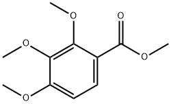 2,3,4-トリメトキシ安息香酸メチル 化學(xué)構(gòu)造式