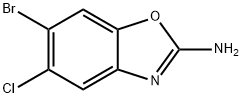 2-Benzoxazolamine,6-bromo-5-chloro- Struktur