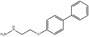 [2-(Biphenyl-4-yloxy)-ethyl]-hydrazine Struktur