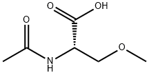 (S)-2-Acetylamino-3-methoxy-propionic acid Struktur