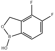 2,1-Benzoxaborole, 4,5-difluoro-1,3-dihydro-1-hydroxy- Struktur