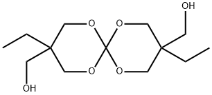 1,5,7,11-Tetraoxaspiro[5.5]undecane-3,9-dimethanol, 3,9-diethyl- Struktur