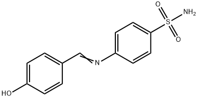 Benzenesulfonamide, 4-[[(4-hydroxyphenyl)methylene]amino]- Struktur