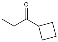 1-cyclobutylpropan-1-one Struktur