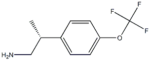 ((1R)-1-[4-(TRIFLUOROMETHOXY)PHENYL]ETHYL)METHYLAMINE Struktur