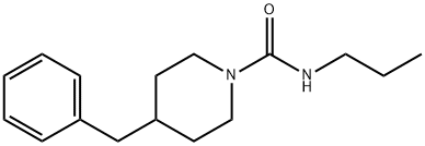 1-Piperidinecarboxamide, 4-(phenylmethyl)-N-propyl- Struktur