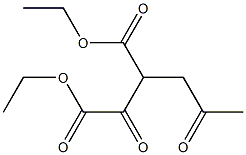 Butanedioic acid,2-oxo-3-(2-oxopropyl)-, 1,4-diethyl ester Struktur