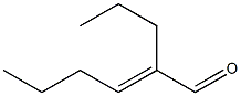 2-Hexenal, 2-propyl- Struktur