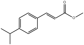 2-Propenoic acid, 3-[4-(1-methylethyl)phenyl]-, methyl ester, (E)- Struktur