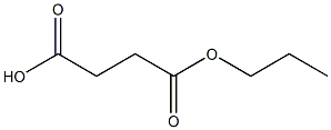 4-oxo-4-propoxy-butanoic acid Struktur