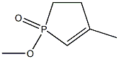 1H-Phosphole,2,3-dihydro-1-methoxy-4-methyl-, 1-oxide Struktur