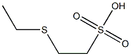 Ethanesulfonic acid, 2-(ethylthio)- Struktur