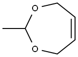 1,3-Dioxepin, 4,7-dihydro-2-methyl- Struktur