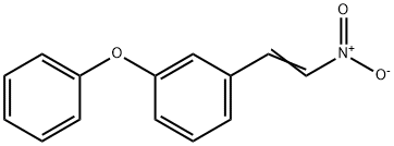 Benzene, 1-(2-nitroethenyl)-3-phenoxy- Struktur