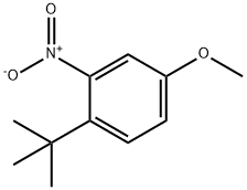 1-tert-Butyl-4-methoxy-2-nitro-benzene Struktur