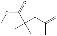 4-Pentenoic acid,
 2,2,4-trimethyl-
, methyl ester Struktur